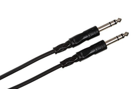 Hosa CSS-105R Balanced Interconnect Cable - 1/4-inch TRS Male to Right Angle 1/4-inch TRS Male - 5 foot