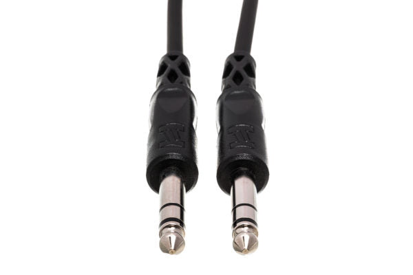 Hosa CSS-105R Balanced Interconnect Cable - 1/4-inch TRS Male to Right Angle 1/4-inch TRS Male - 5 foot