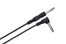 Load image into Gallery viewer, Hosa CSS-105R Balanced Interconnect Cable - 1/4-inch TRS Male to Right Angle 1/4-inch TRS Male - 5 foot
