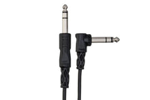 Load image into Gallery viewer, Hosa CSS-105R Balanced Interconnect Cable - 1/4-inch TRS Male to Right Angle 1/4-inch TRS Male - 5 foot