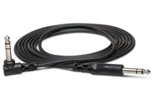 Load image into Gallery viewer, Hosa CSS-105R Balanced Interconnect Cable - 1/4-inch TRS Male to Right Angle 1/4-inch TRS Male - 5 foot