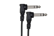 Load image into Gallery viewer, Hosa CSS-105R Balanced Interconnect Cable - 1/4-inch TRS Male to Right Angle 1/4-inch TRS Male - 5 foot