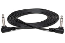 Load image into Gallery viewer, Hosa CSS-105R Balanced Interconnect Cable - 1/4-inch TRS Male to Right Angle 1/4-inch TRS Male - 5 foot