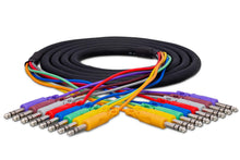 Load image into Gallery viewer, Hosa CSS-805 8-channel 1/4-inch TRS Male Snake - 16.5 foot