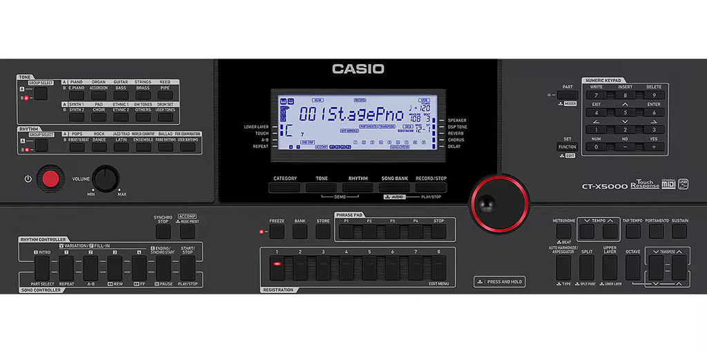 Casio CT-X5000 61-key Portable Arranger Keyboard