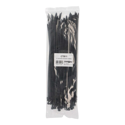 Install Bay CTB11 Cable Tie 11.1" Black 100 Count