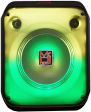Load image into Gallery viewer, MR DJ CUBE8 8" Portable Karaoke Speaker Flame Lights Microphone TWS USB FM