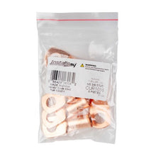 Load image into Gallery viewer, Install Bay CUR1038 Copper Uninsulated Ring Terminal 1/0 Gauge 3/8" 5/PK