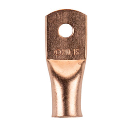 Install Bay CUR210 Copper Uninsulated Ring Terminal 4 Gauge 1/2 inch