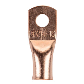 Install Bay CUR214 Copper Uninsulated Ring Terminal 2 Gauge 1/4