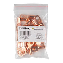 Load image into Gallery viewer, Install Bay CUR614 Copper Uninsulated Ring Terminal 6 Gauge 1/4 inch