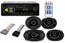 Load image into Gallery viewer, CV15BT Car Stereo + PS-65 &amp; PS-57 Speakers + Harness Fit 1992-1996 Ford F-150