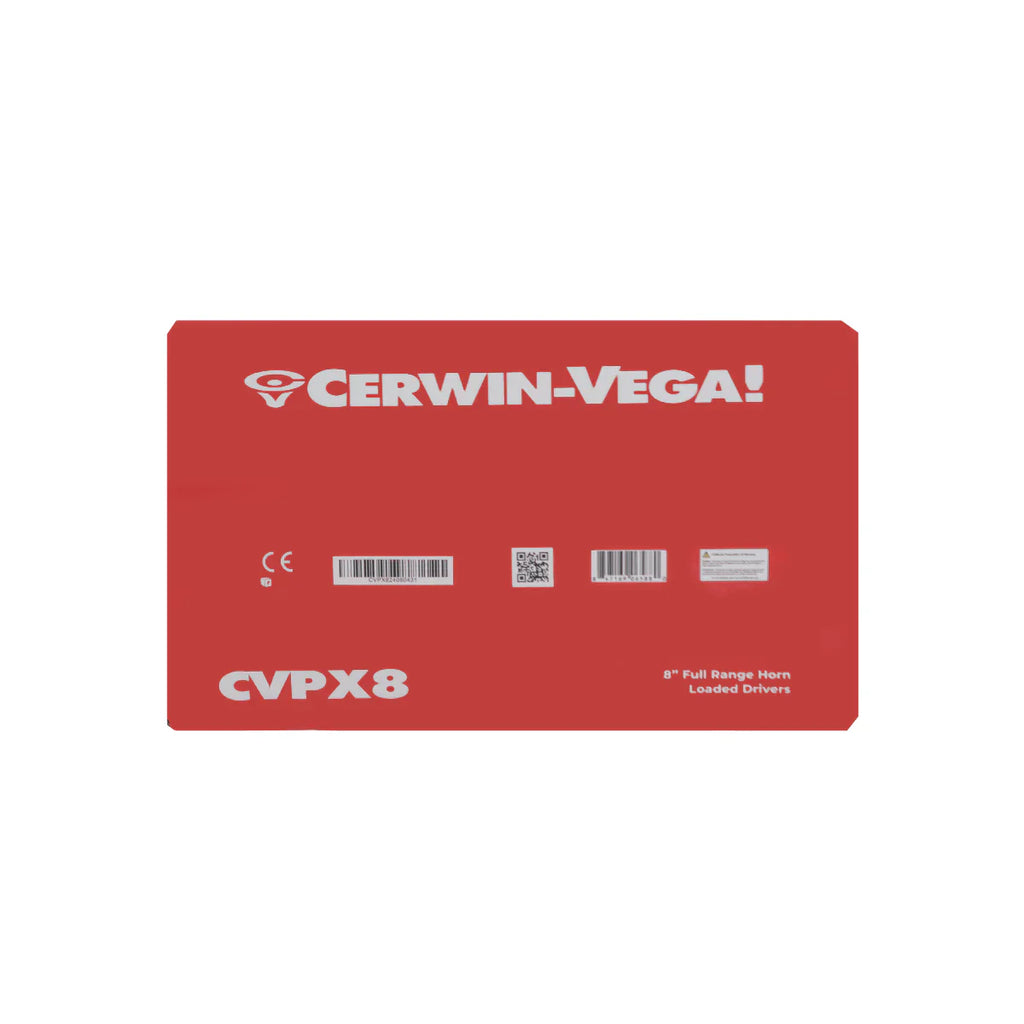 Cerwin Vega CVPX8 CVPX Series 8" 2-Way Full Range Speaker w/Horn Tweeter