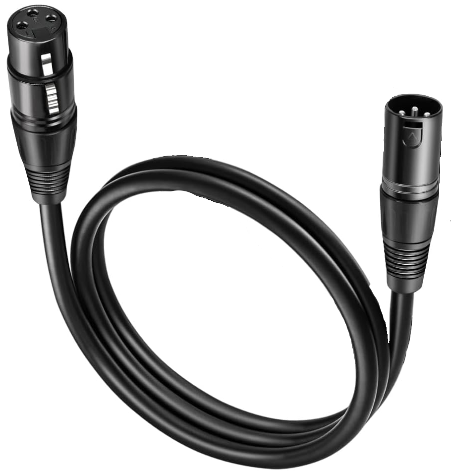 2 MR DJ CXMXF50 50' XLR Male to XLR Female Microphone Balanced Instrumental Dj XLR Interconnect Cable