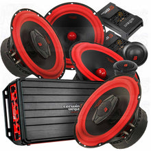 Load image into Gallery viewer, 3 Sets Cerwin Vega Combo V465C Component &amp; V465 Speakers &amp; VCU84 Amplifier