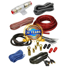 Load image into Gallery viewer, Complete 5 Channels 2000W 4 Gauge Amplifier Installation Wiring Kit Amp Red