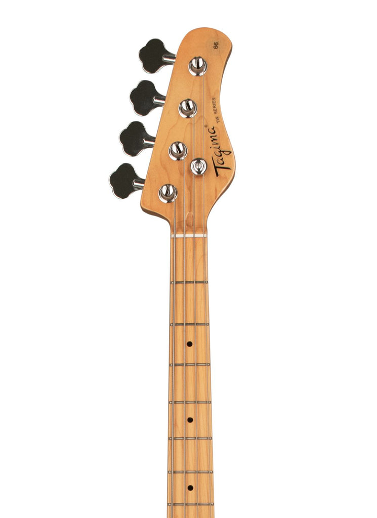 Tagima TW 66-SB-LF/WH Electric Bass Guitar - Sunburst