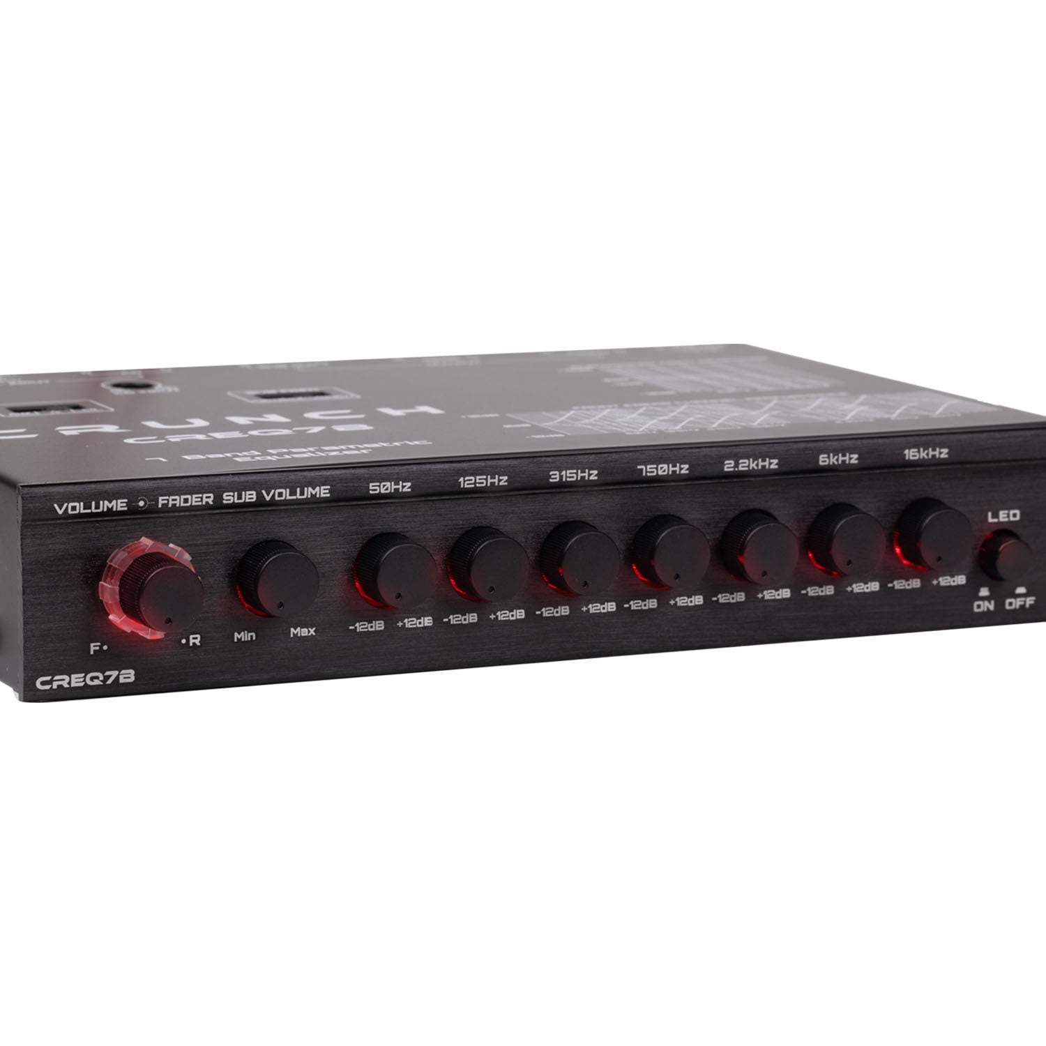 Crunch Ground Pounder CREQ7B  7-Band Parametric Equalizer.