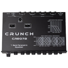 Load image into Gallery viewer, Crunch Ground Pounder CREQ7B  7-Band Parametric Equalizer.
