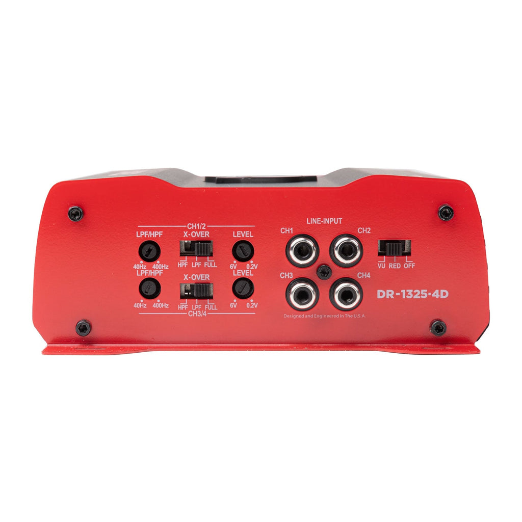 Crunch DR-1325.4D V-DRIVE 1325 Watt Four Channel Amplifier