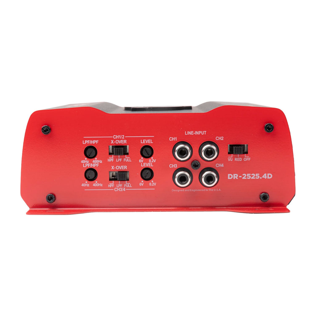 Crunch DR-2525.4D V-DRIVE 2525 Watt Four Channel Amplifier