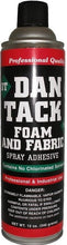 Load image into Gallery viewer, Dan Tack Professional Quality Foam &amp; Fabric Spray Glue/Adhesive Big Can 12.00oz