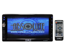 Load image into Gallery viewer, Absolute USA DD-4000AT 7-Inch Double Din Multimedia DVD Player