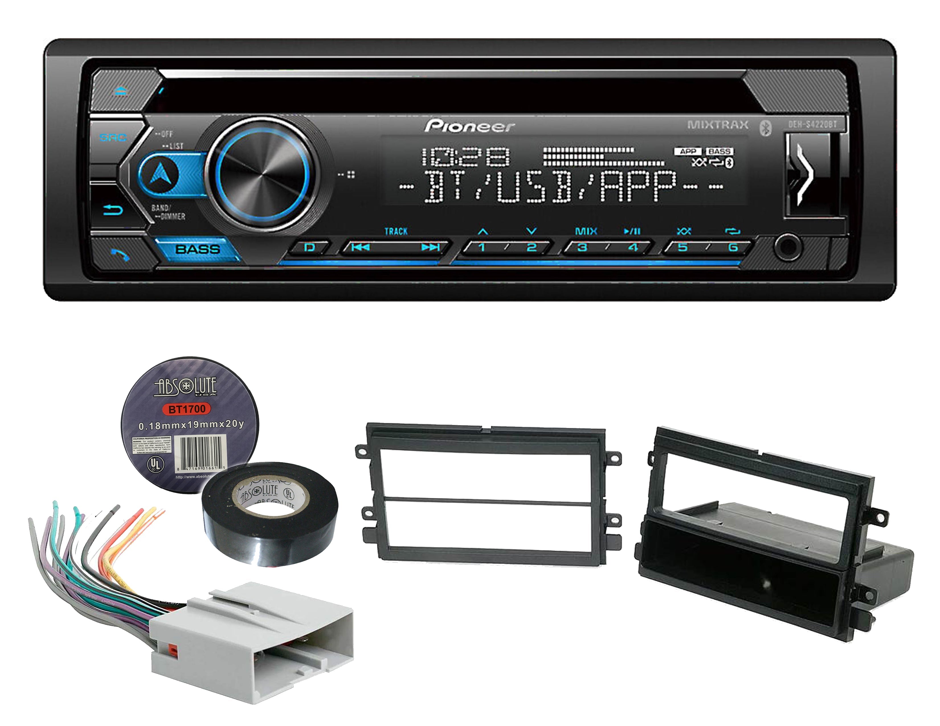 Pioneer DEH-S4220BT CD Receiver Built-in Bluetooth for 2008-2009 Ford Taurus