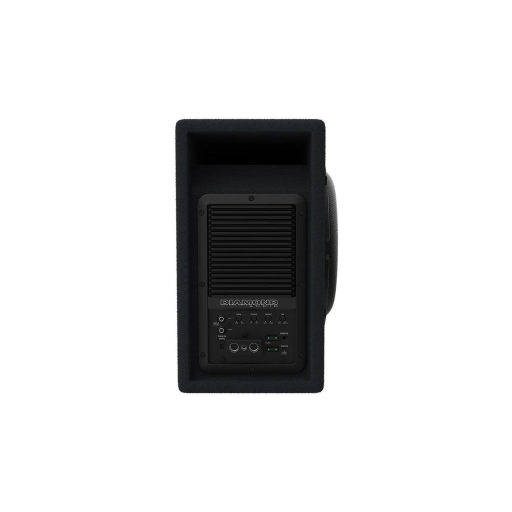 Diamond Audio DESMB10A 10" 2 Ohm 400W RMS Power Handling Slot Vented Active Subwoofer Enclosure