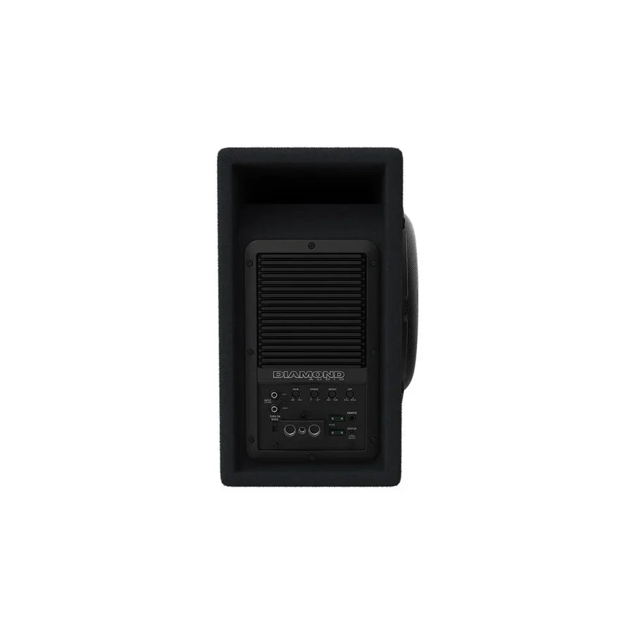Diamond Audio DESMB8A 8" 2 Ohm 250W RMS Power Handling Active Subwoofer Enclosure