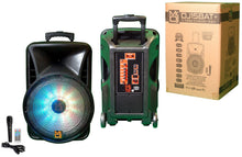 Load image into Gallery viewer, 15" Portable Battery Powered Speaker with Bluetooth Connectivity, AM/FM Radio