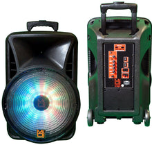 Load image into Gallery viewer, Mr. Dj DJ15BTA 15" 3000W Max Power Speaker with Built-In Bluetooth &amp; Battery LCD/MP3/USB/MICRO SD
