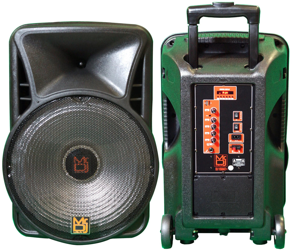 15" 2-way Powered Speaker with BLUETOOTH 3000 Watt Built-in Amplifier/USB Mp3