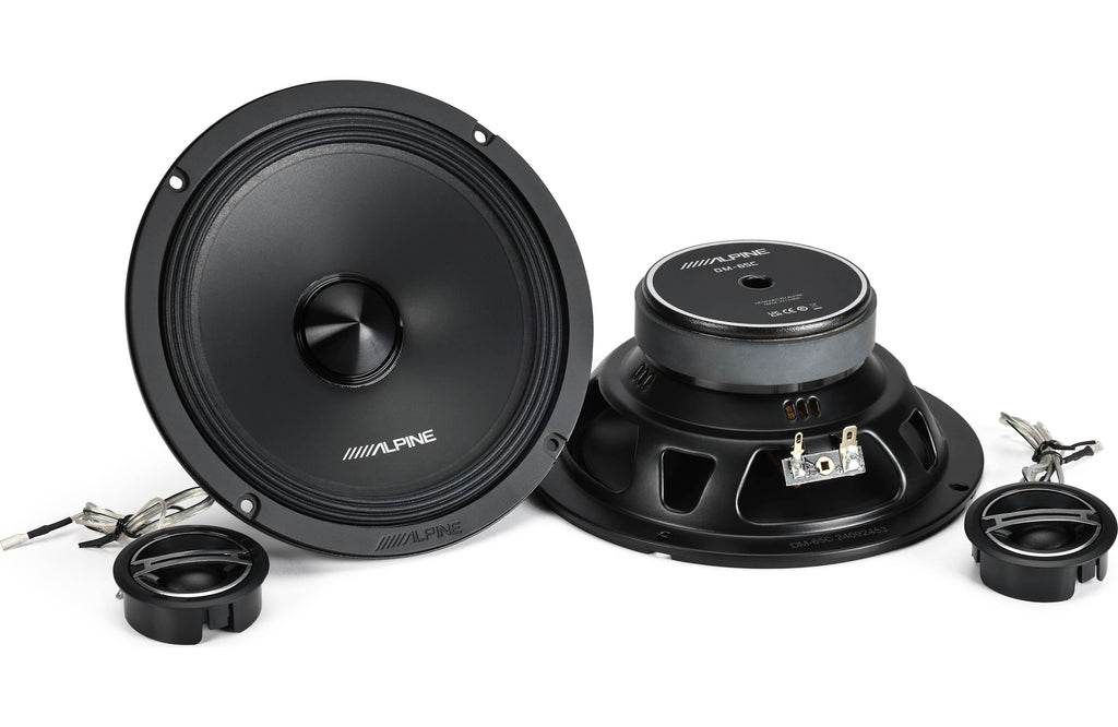 Alpine iLX-W770 Wireless CarPlay & Android + DM-65C-G 6.5" Component & DM-65-G 6.5" Coaxial Bundle