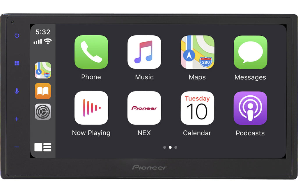 Pioneer DMH-1770NEX  Double DIN 6.8" Mechless + Install Kit Fit 02-05 Dodge Ram
