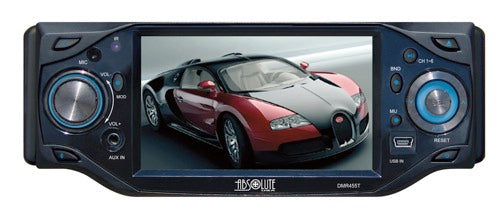 Absolute DMR-455 4.5" DVD/CD/MP3 Player Motorized 4 x 80W + 6x9" 4 Way Speaker