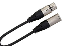 Load image into Gallery viewer, Hosa DMX-106 Male 5-pin DMX to Female 3-pin DMX Adapter Cable - 6 inch