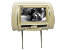 Load image into Gallery viewer, Absolute DPH-770PKGC 7.5" Pair Cream Headrest TFT/LCD Monitor DVD/USB/SD Package