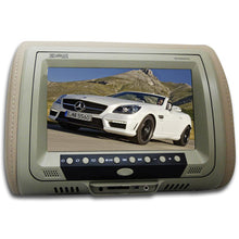 Load image into Gallery viewer, Absolute DPH-980PKGC 9.5" Pair Cream Headrest TFT/LCD Monitor DVD/USB/SD Package