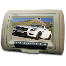 Load image into Gallery viewer, Absolute DPH-980PKGC 9.5" Pair Cream Headrest TFT/LCD Monitor DVD/USB/SD Package