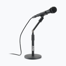 On-Stage DS8200 Adjustable Desktop Mic Stand with Rocker-Lug