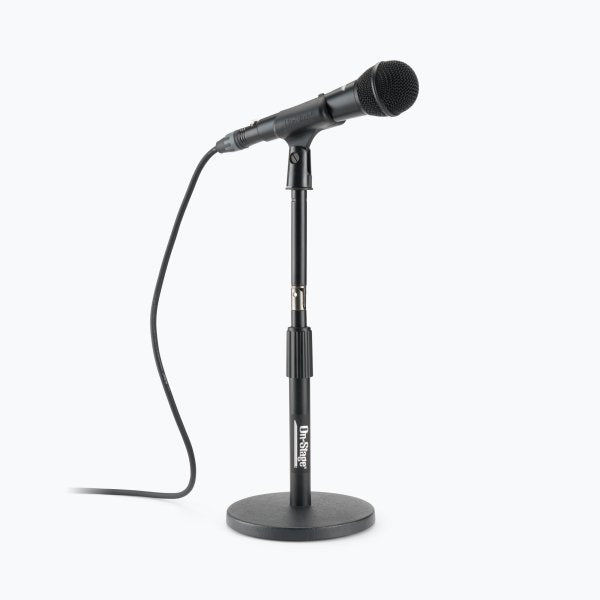 On-Stage DS8200 Adjustable Desktop Mic Stand with Rocker-Lug
