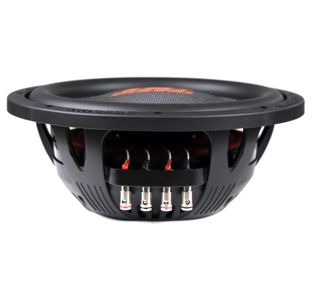2 DC Sound DSW2000 10" Shallow-Mount Subwoofer 2000W DVC + Ported Enclosure Box