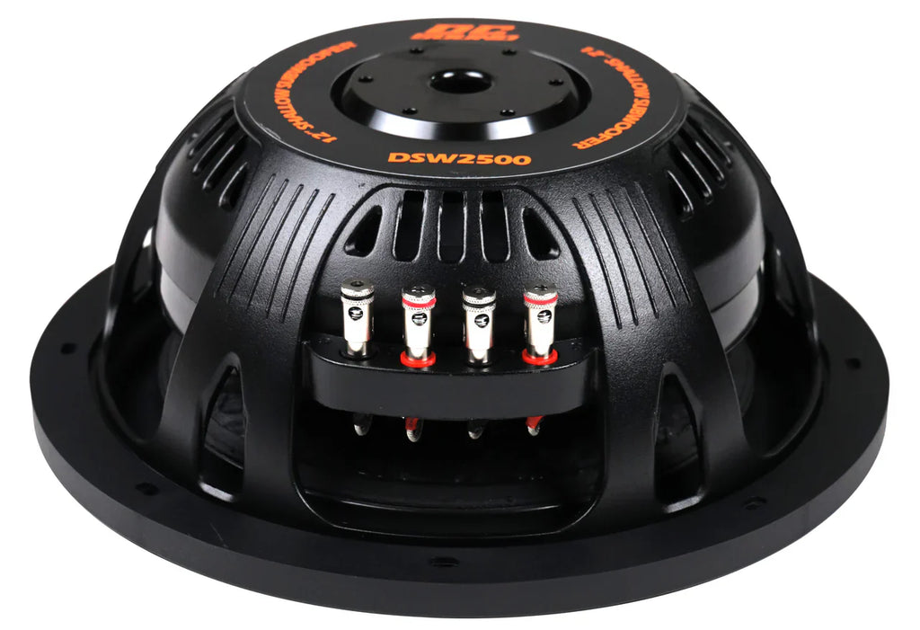 Alpine BBX-T600 600W 2-ohm 2 Ch Amplifier & DSW2500 12" Subwoofer