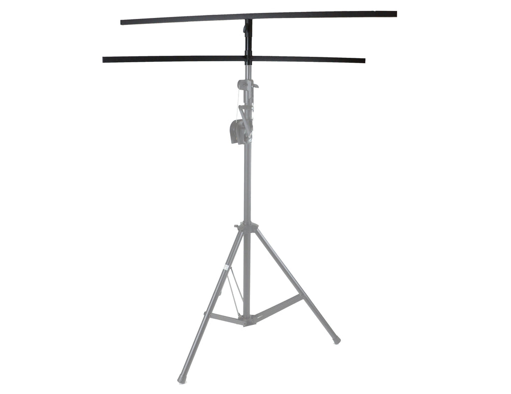 MR DJ LSTBAR5S-D Two Universal 5 Ft Square Lighting Cross Bar for Top & Middle
