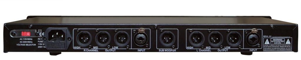 MR DJ DXO300 PRO PA DJ Club Stereo 2/3 Way Plus Subwoofer Crossover