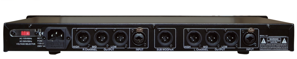 MR DJ DXO300 PRO PA DJ Club Stereo 2/3 Way Plus Subwoofer Crossover