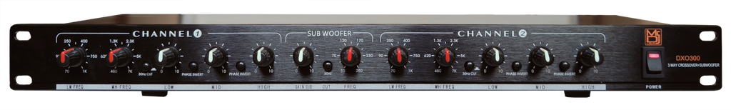 MR DJ DXO300 PRO PA DJ Club Stereo 2/3 Way Plus Subwoofer Crossover