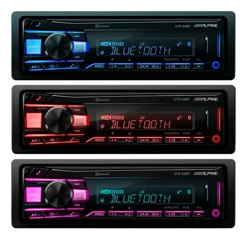 Alpine UTE-83BT Digital Media Receiver + Two SXE-6926S 6x9" Coax Speakers