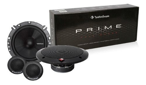 Rockford Fosgate PRIME R165-S 160W Peak 80W RMS 6.5" 2-Way PRIME Series Component Car Audio Speaker System
